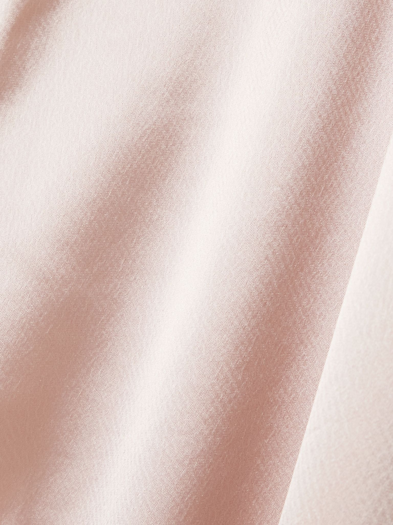 Barb washed-satin wide-leg pants Blush - 4