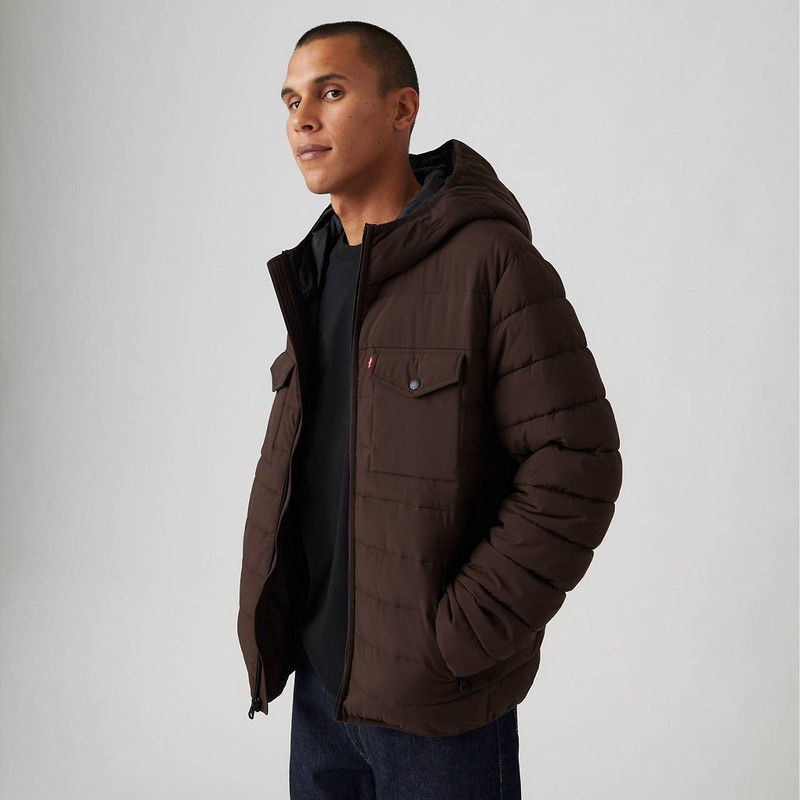 Levi's HOODED 2 CHEST POCKET PUFFER JACKET outlook