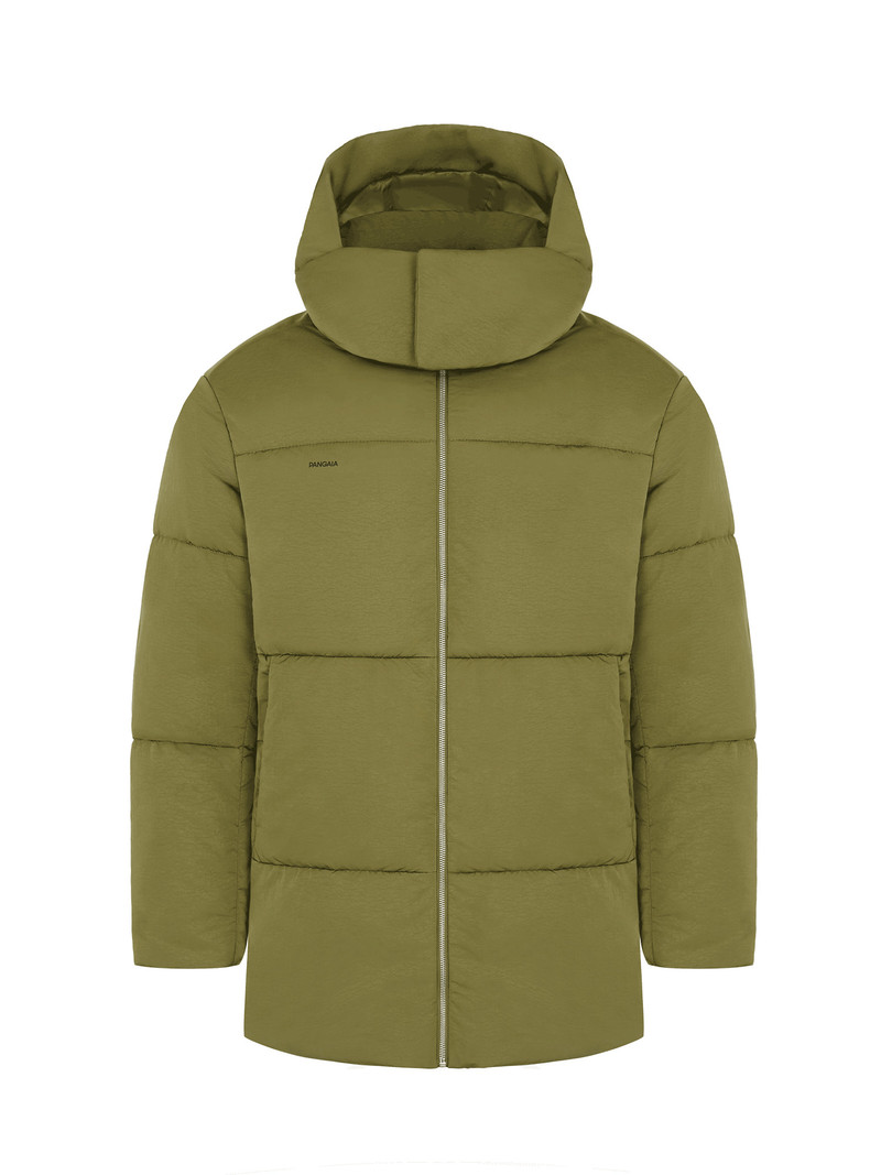 Mens DNA Flower-Warmth Long Puffer - Highland Green 1