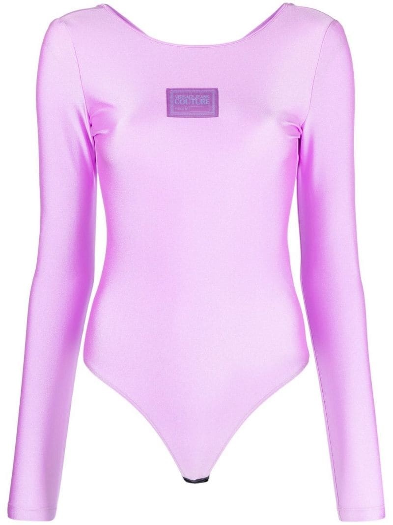 logo-patch bodysuit - 2