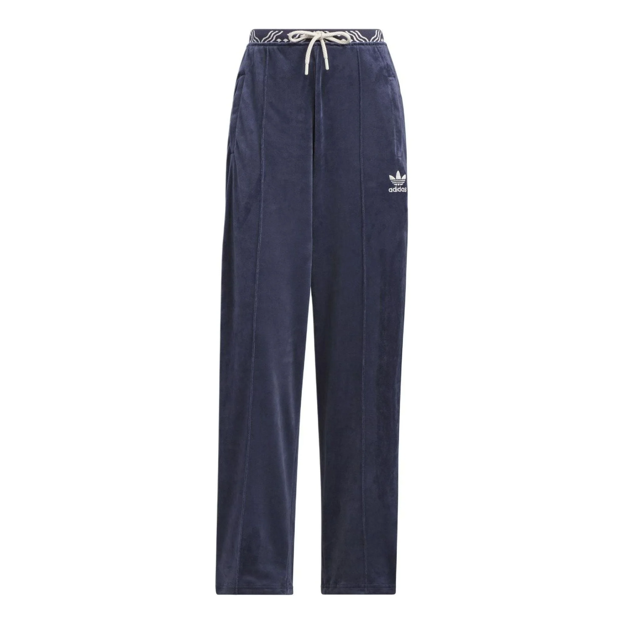 (WMNS) adidas Velour SST Pant Asia Sizing 'Blue' IX4231 - 1
