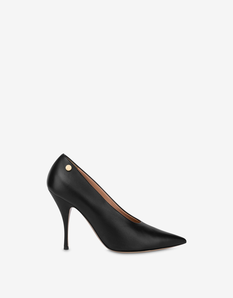 NAPPA LEATHER PUMPS WITH STUD 2