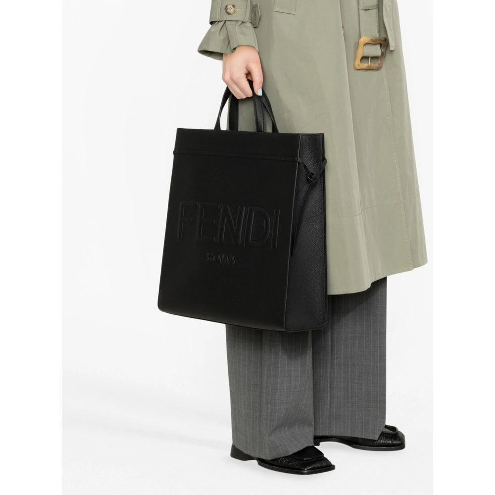 Fendi Black Tote Bags Women - 6