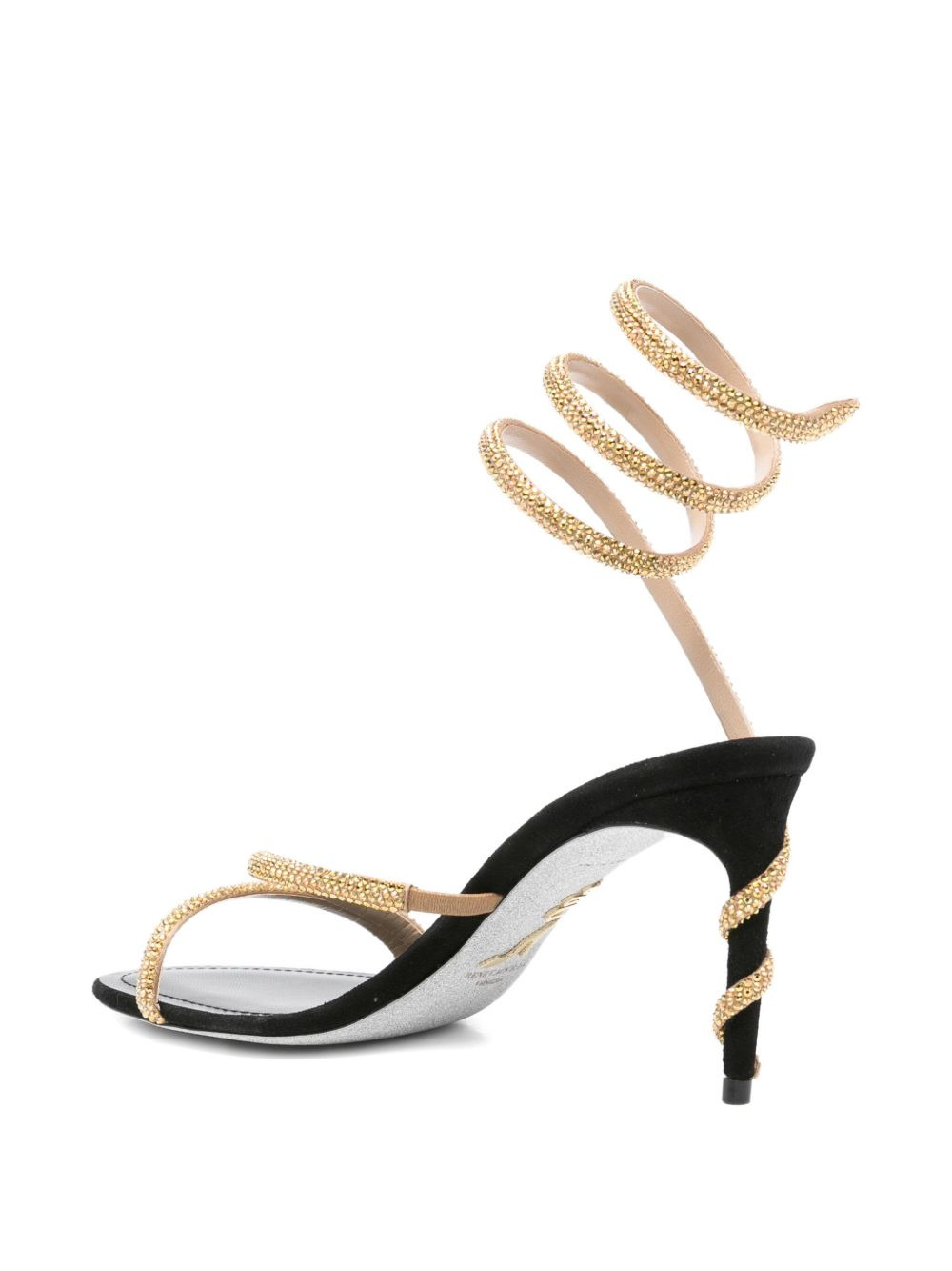 80mm spiral-embellished sandals - 3