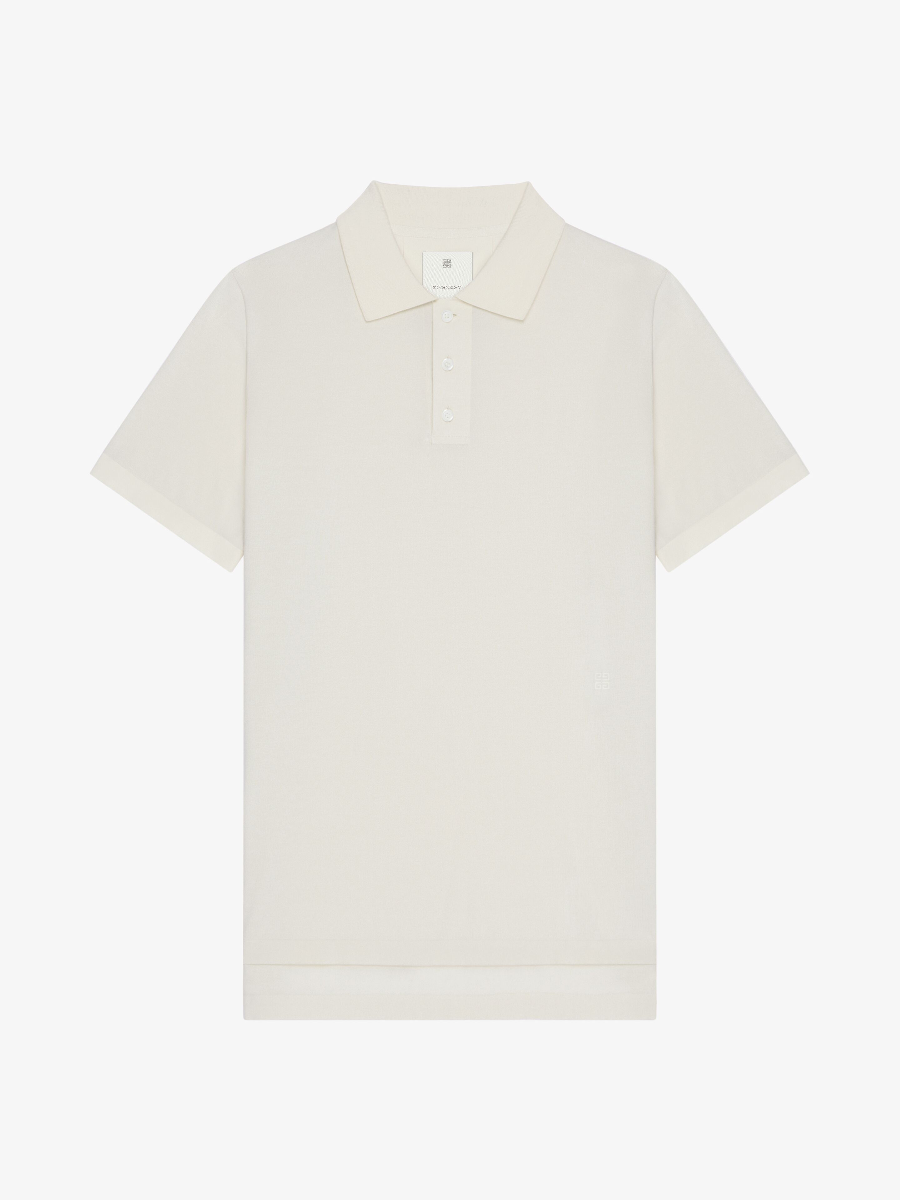 POLO IN COTTON AND SILK - 1