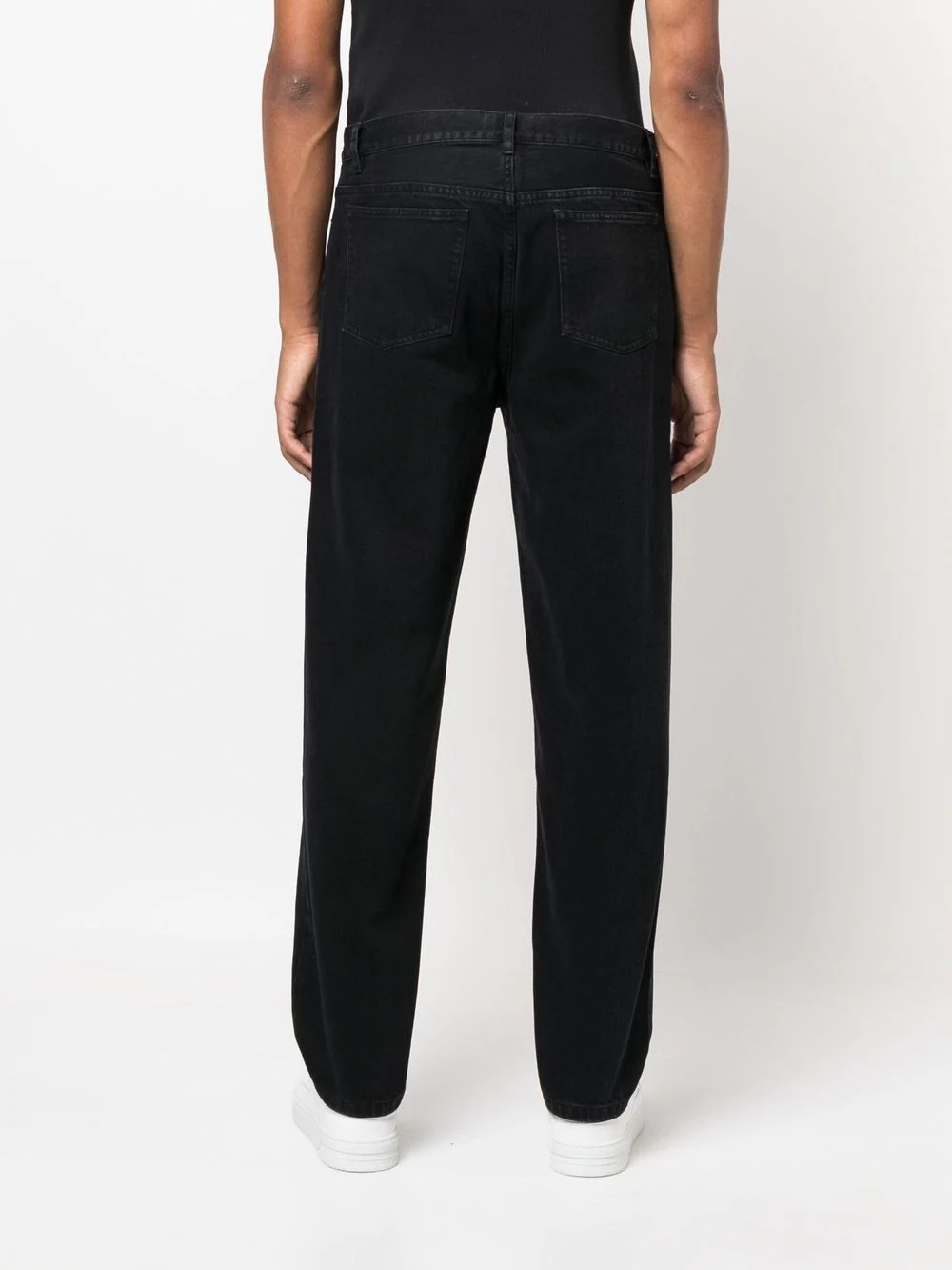 high-rise straight-leg jeans - 4