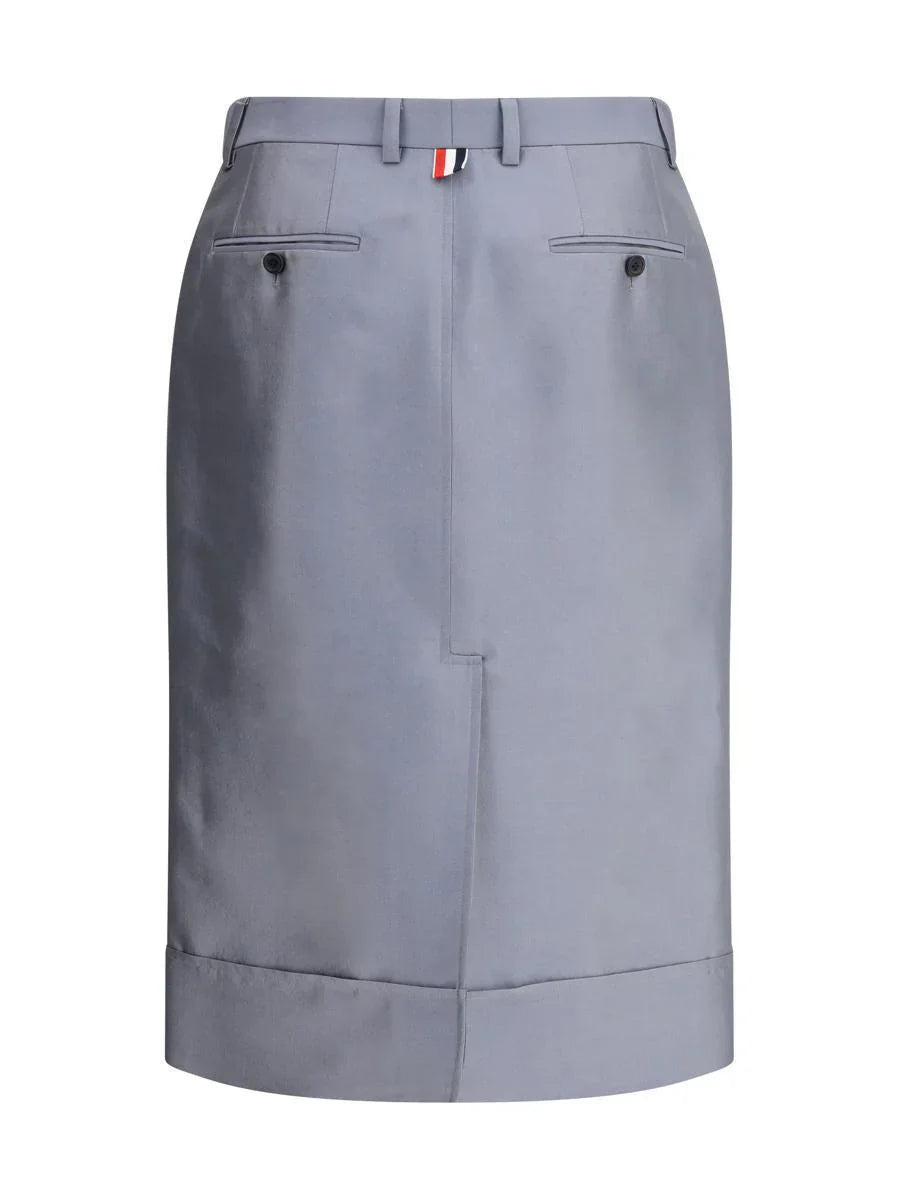 Fit 2 Knee Length Belt Loop Skirt - 2