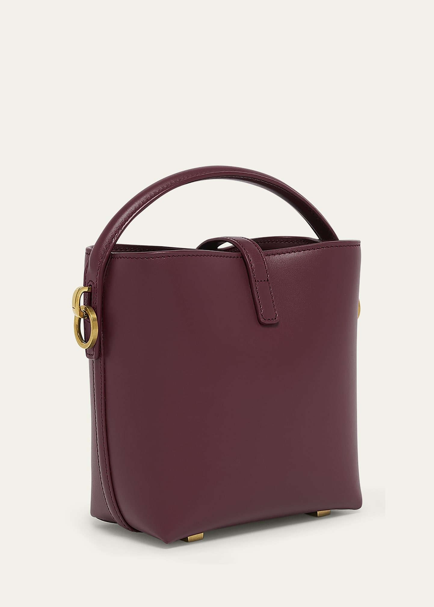 Le 37 Mini YSL Bucket Bag in Smooth Leather - 3