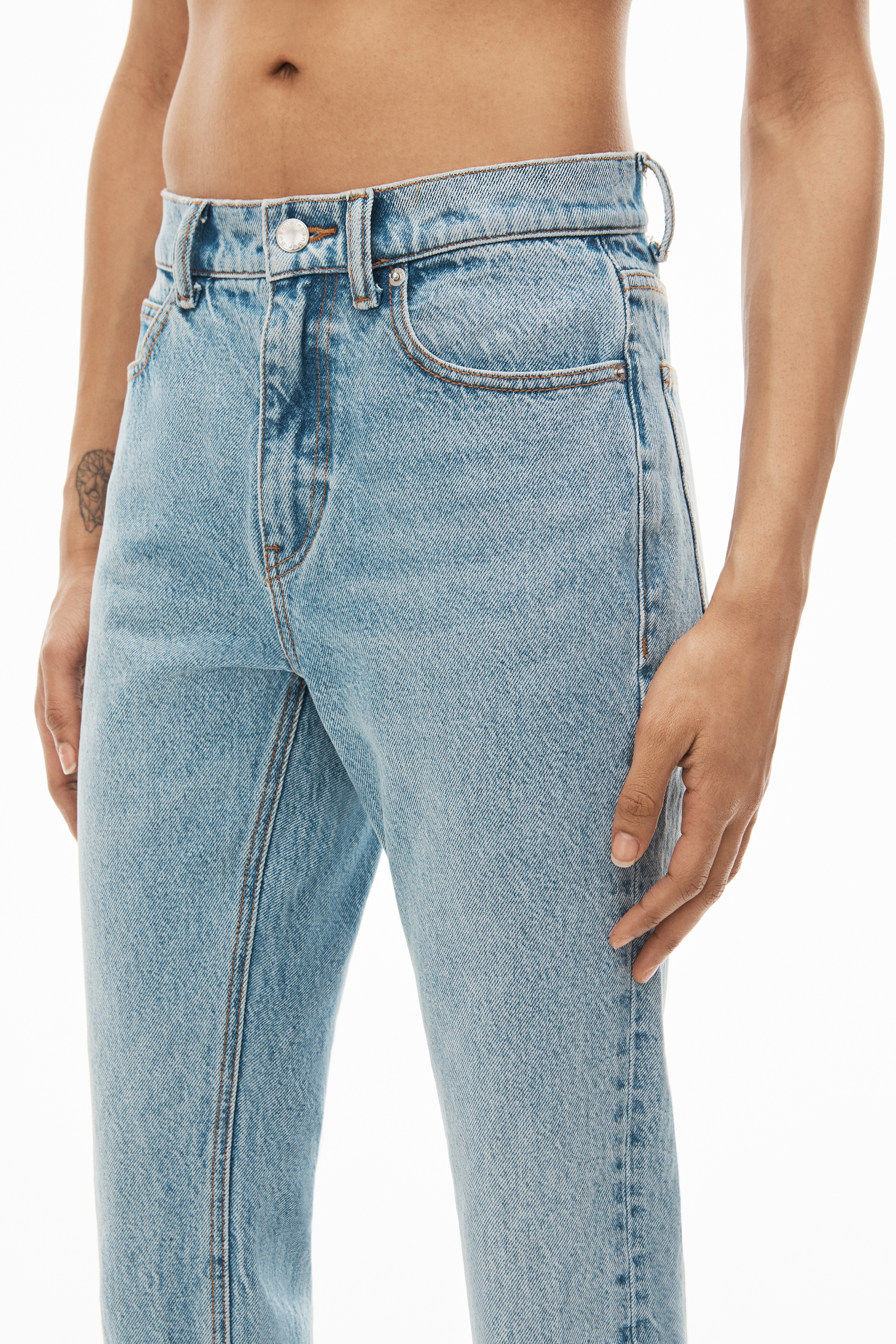 OG HIGH-RISE STOVEPIPE JEAN IN DENIM - 3