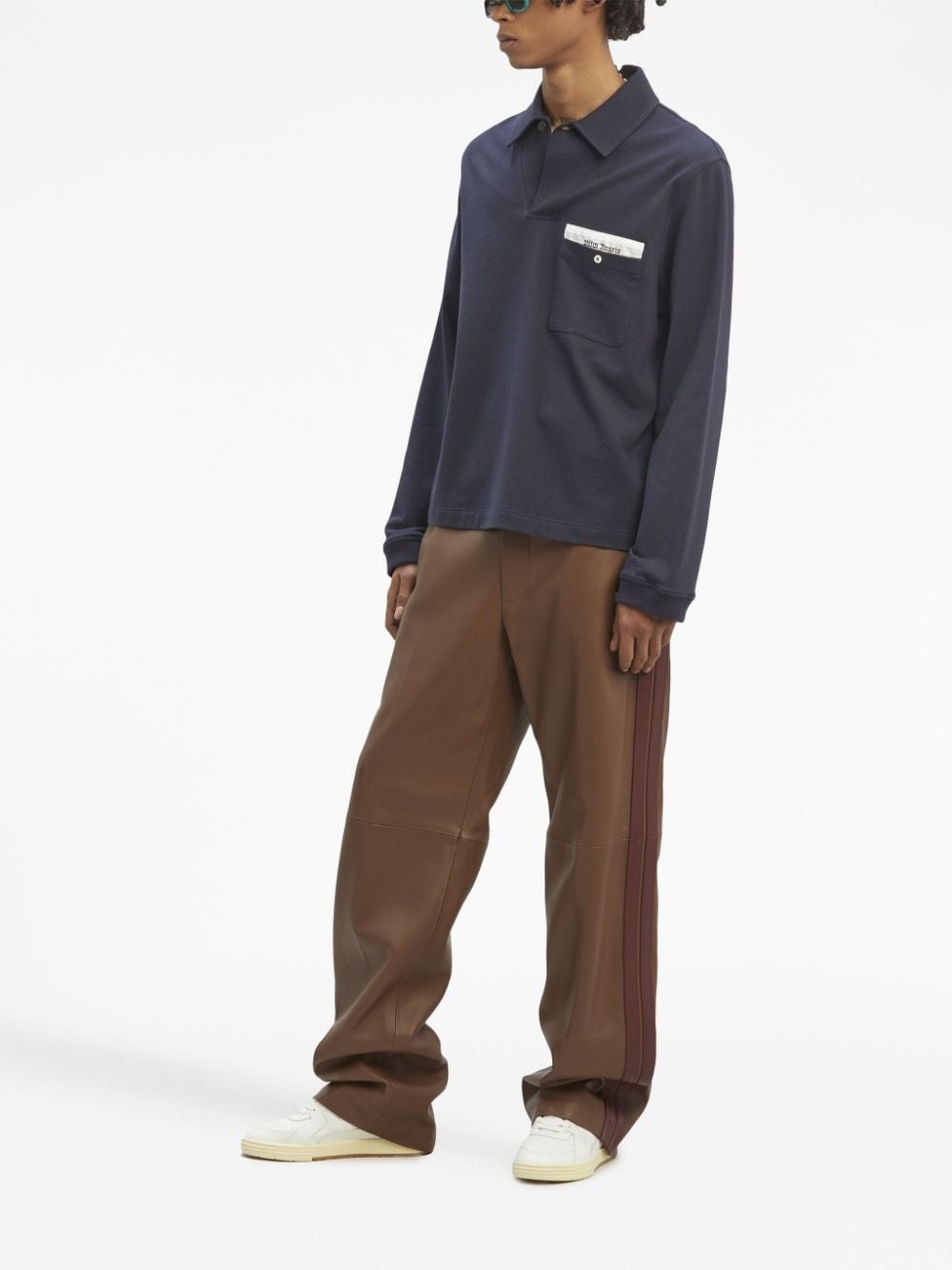 Sartorial Tape long-sleeved polo shirt - 2