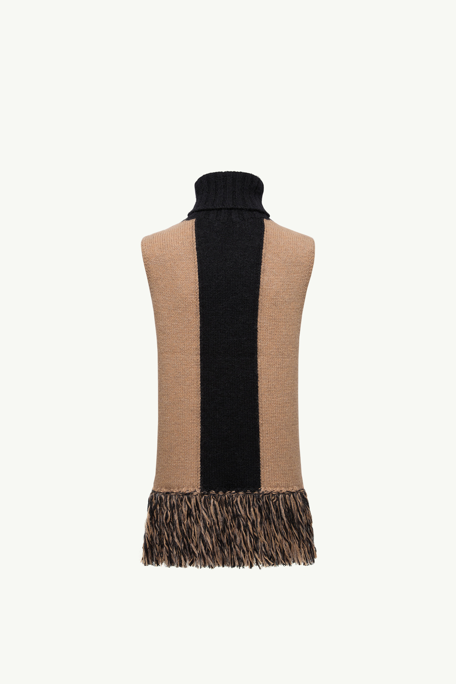 Wool, Cashmere & Mohair Poncho - 4