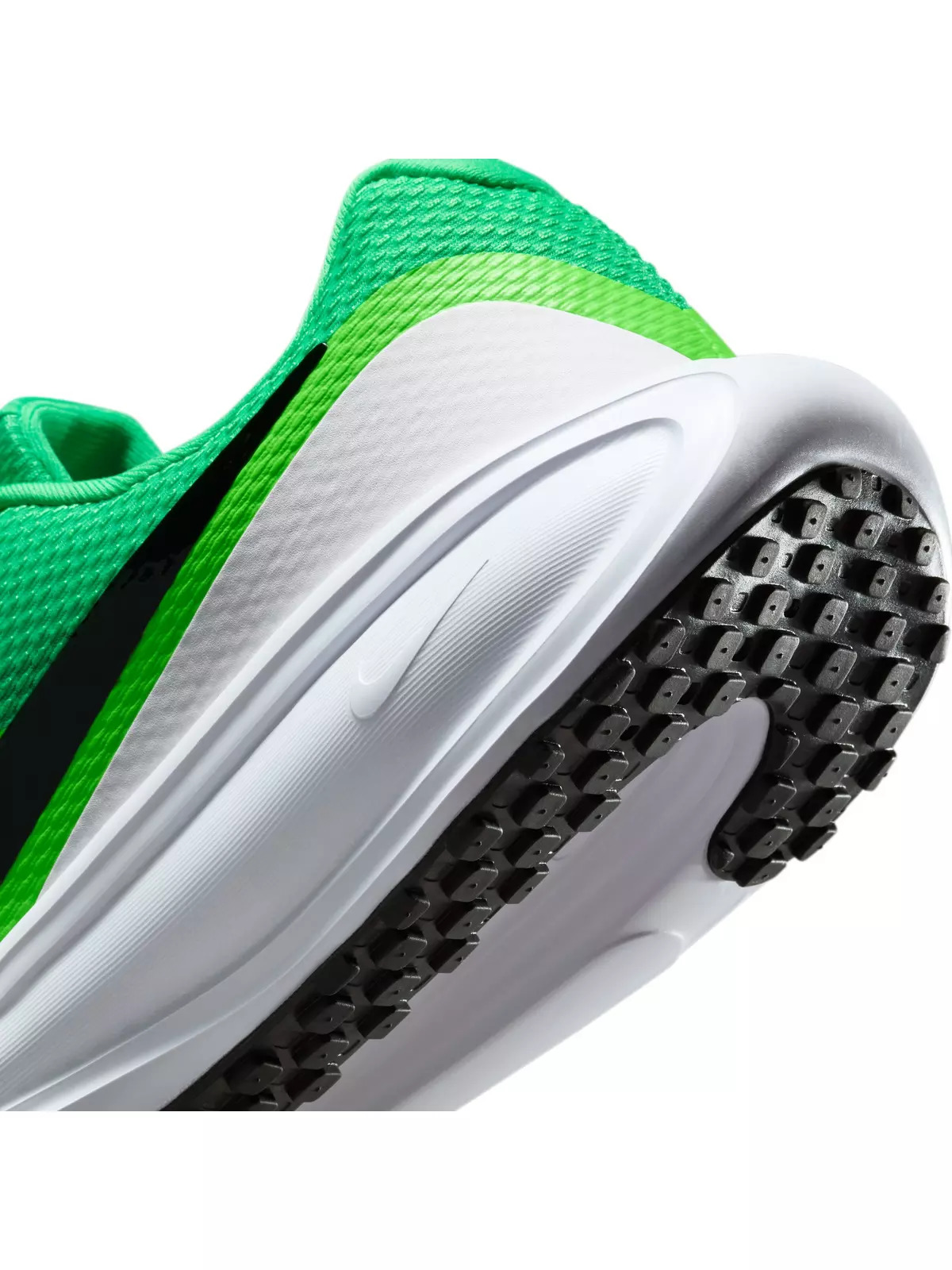 Revolution 8 "Green Shock/Green Strike/White/Black" Men's Running Shoe - 8