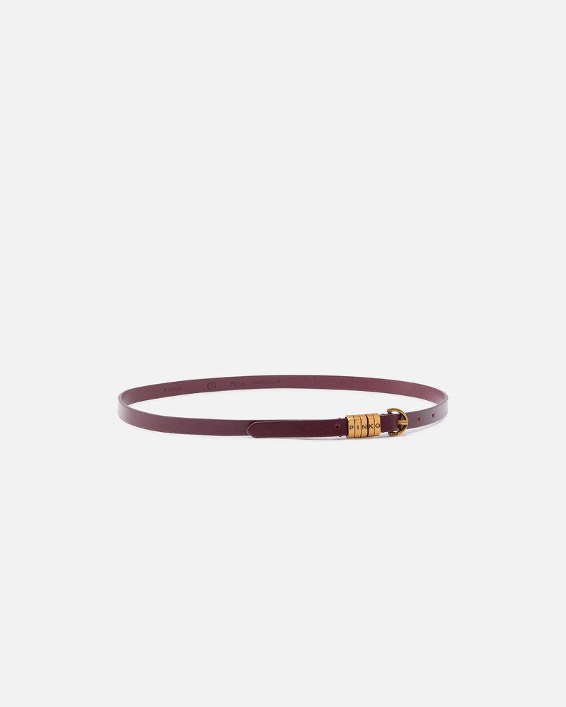 PINKO 1.2-CM BELT WITH PINKO LETTERING LOGO outlook
