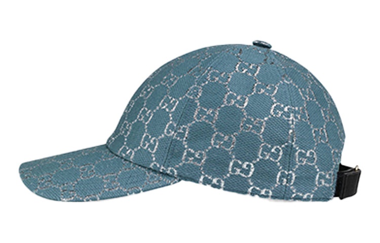 Gucci GG Lamé Baseball Hat 'Blue' 631953-3HK75-4660 - 2