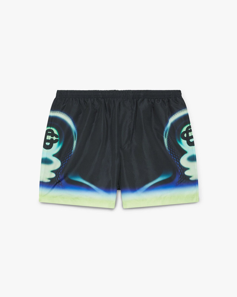Sporchid Black Printed Swim Shorts | Casablanca Paris 1