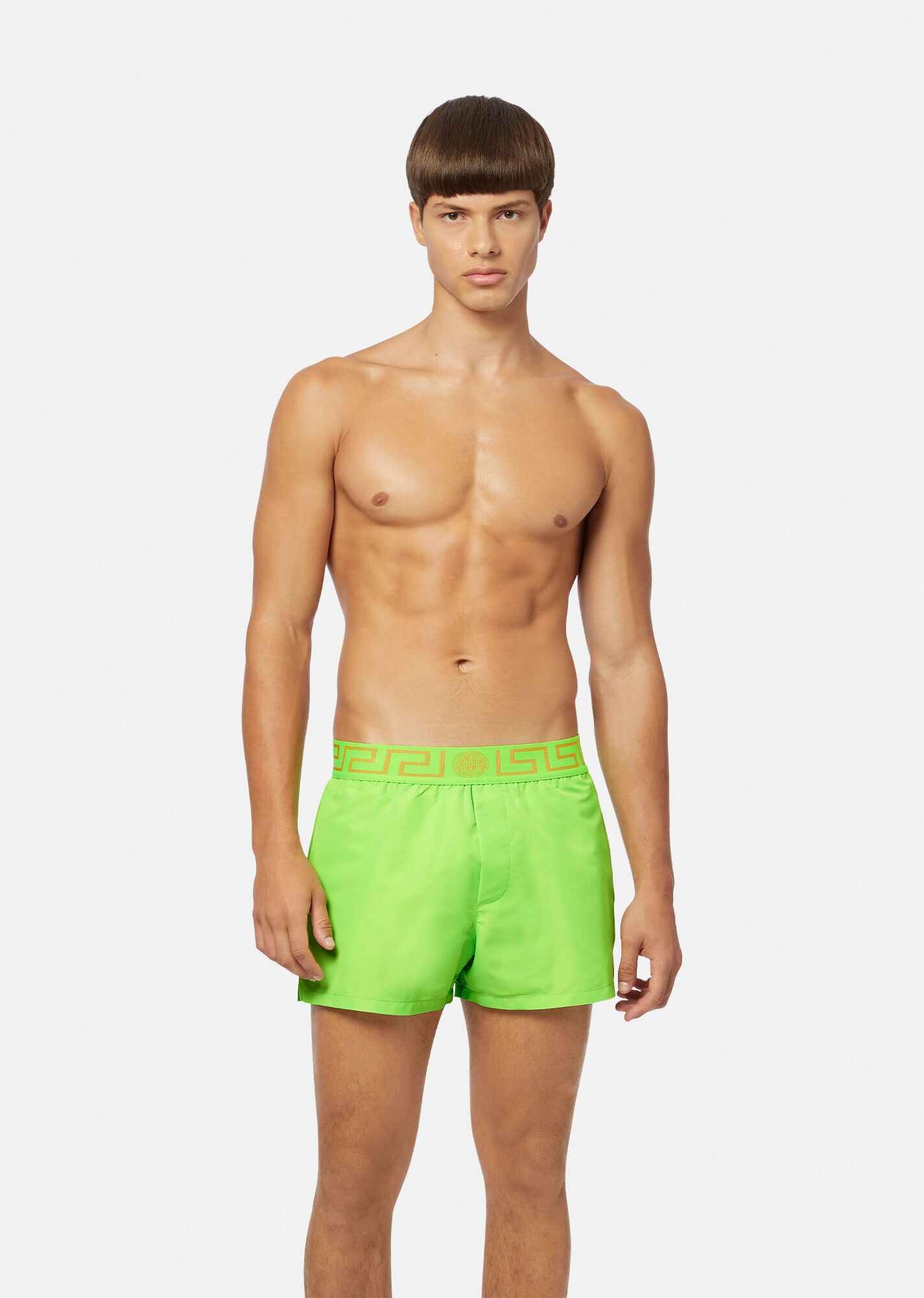 Greca Border Short Swim Shorts - 2