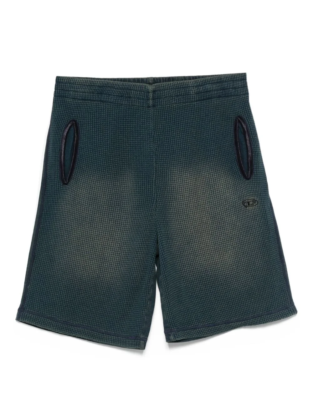 textured pocket shorts - 1