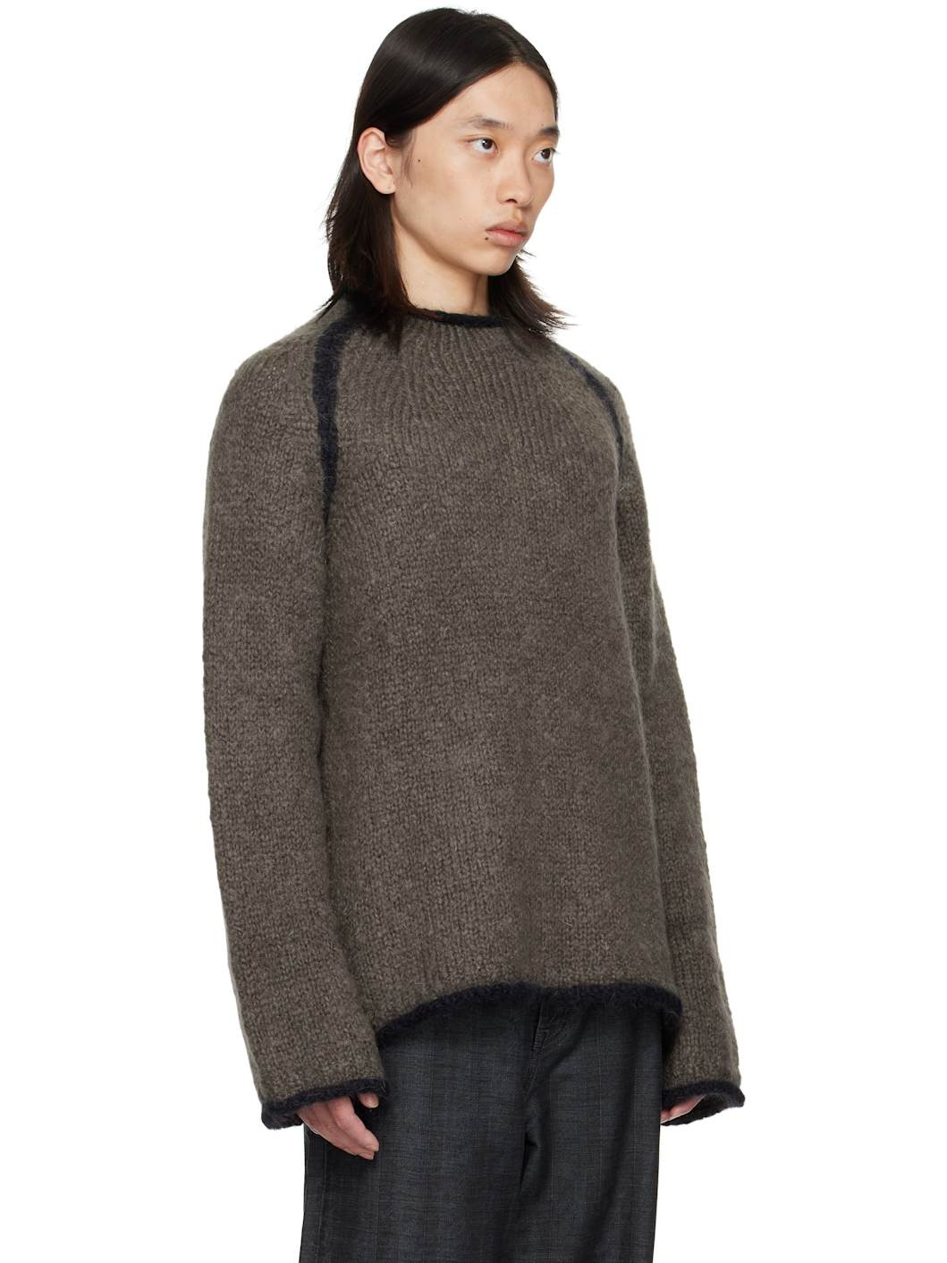 Gray Rider Roundneck Sweater - 2