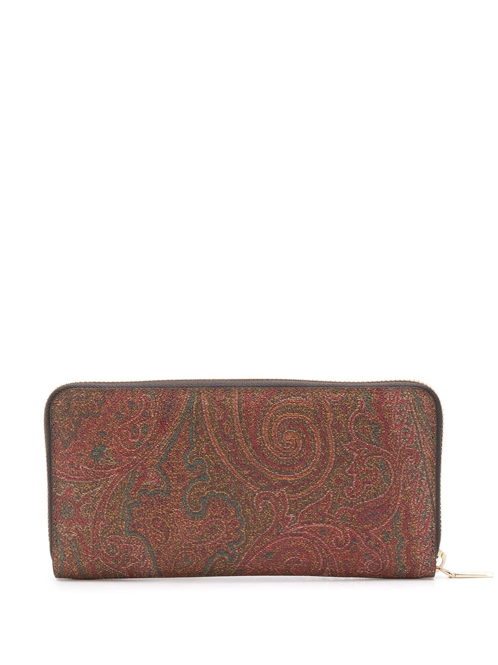 paisley-print continental wallet - 2