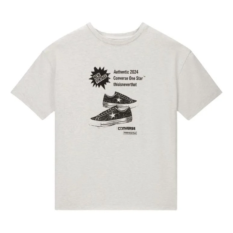 Converse x thisisneverthat Grid T-Shirt 'Grey' 10027834-022 - 1