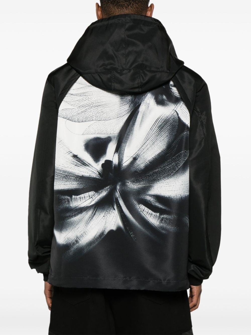 Dragonfly Shadow hooded bomber jacket - 4