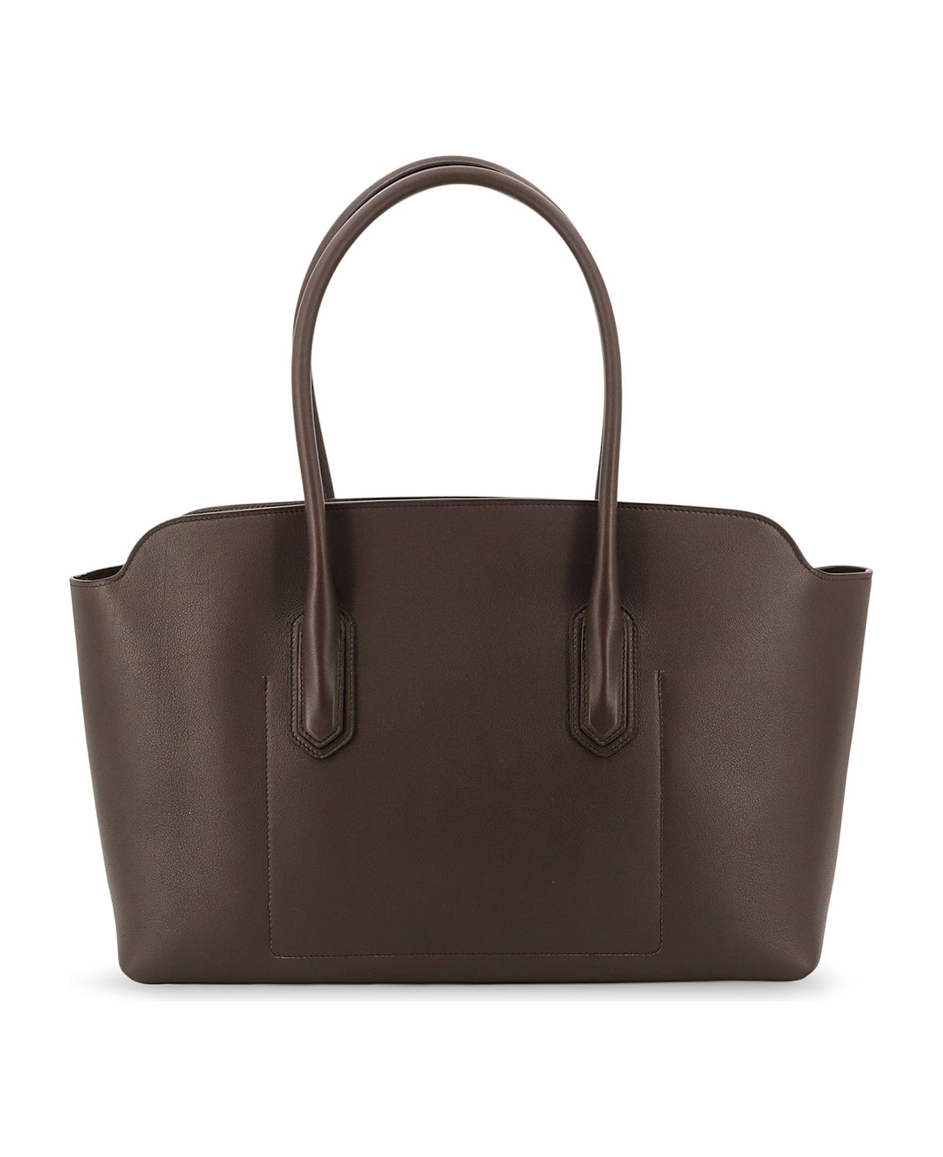 Leather Shoulder Bag With Logo - 2