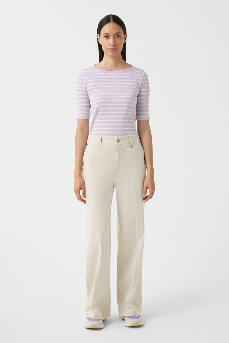 BOGNER Rica wide fit pants in Sand outlook