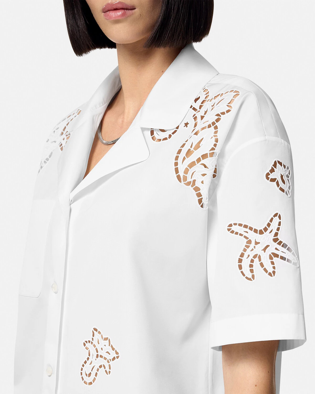 Embroidered Sangallo Shirt - 3
