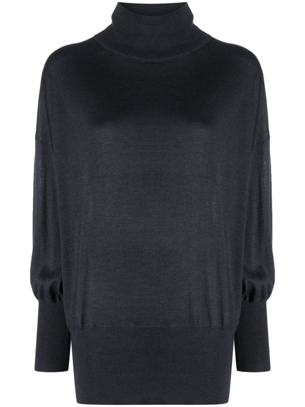 roll-neck knitted jumper - 1