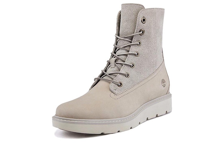 (WMNS) Timberland Auth Teddy Fleece Wide-Fit 'Winter White Nubuck' A1S7G - 3