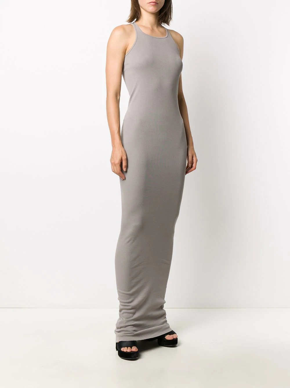 ribbed cotton maxi dress - 3