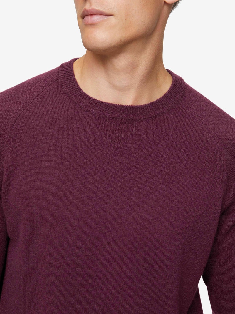 Men's Sweater Finley Cashmere Bordeaux - 3