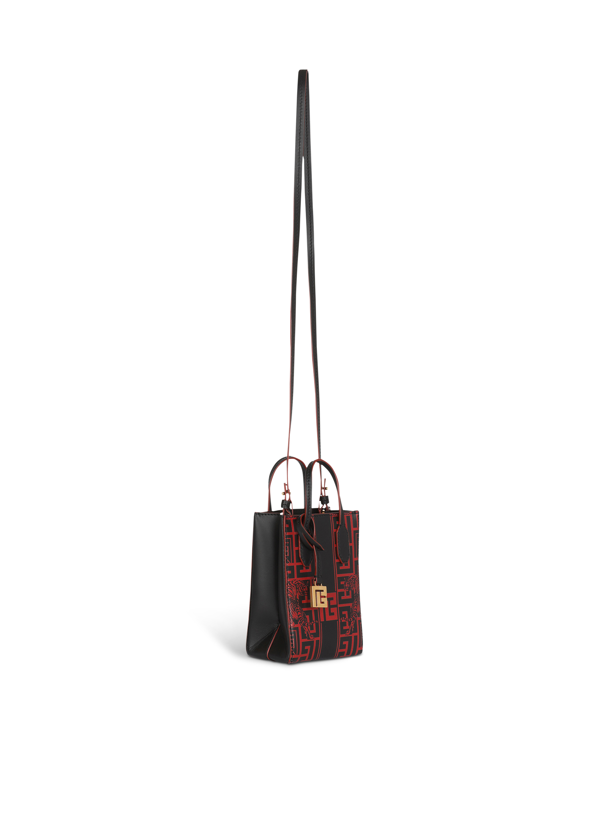 Mini-sized bicolor leather Chinese New Year Balmain bag - 3