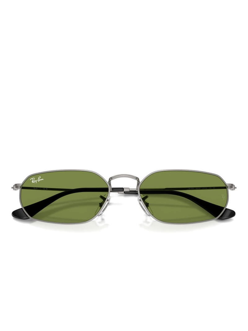 geometric-frame sunglasses 5