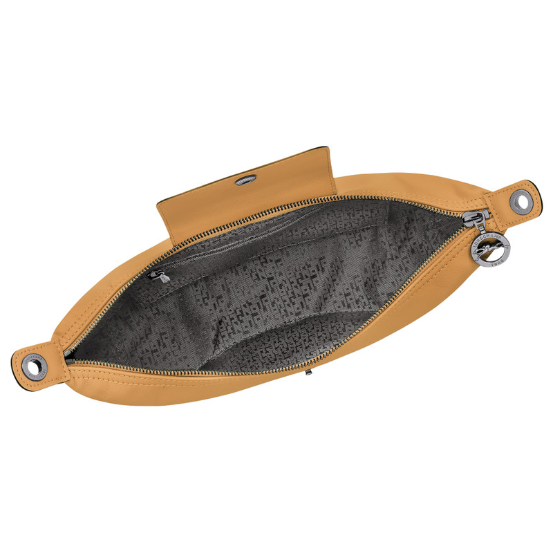 Le Pliage Xtra M Hobo bag Honey - Leather 4