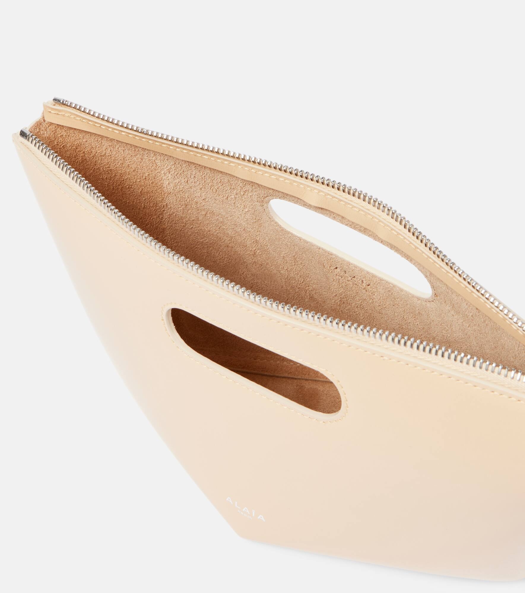 Folded Mini leather clutch - 3