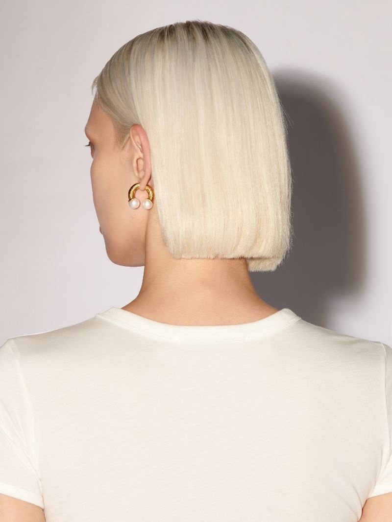 Pearl Barbell Earrings - 5