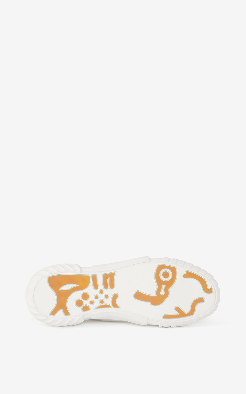 Canvas Tiger Crest high-top trainers 5