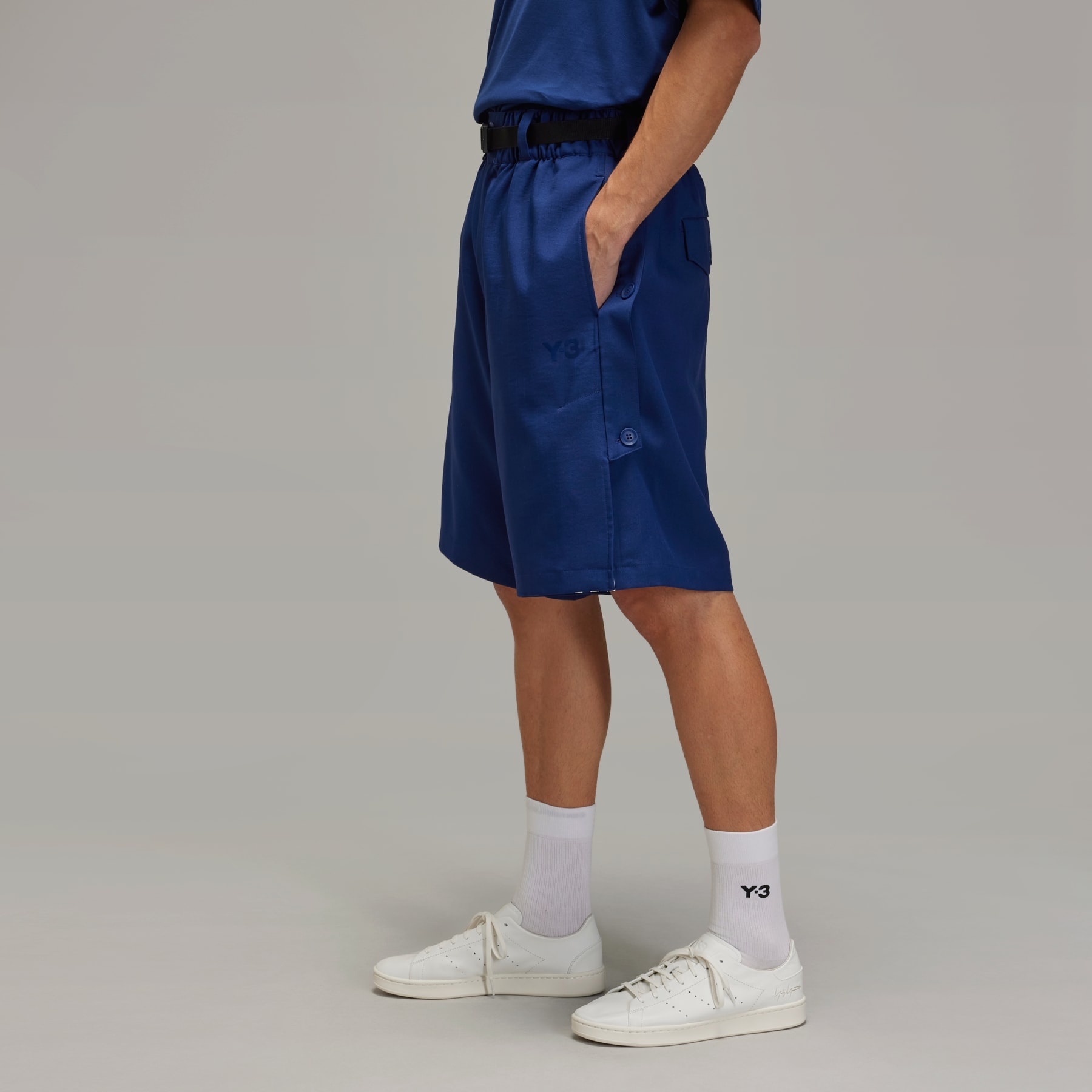 Y-3 Sport Uniform 3-Stripes Shorts - 4