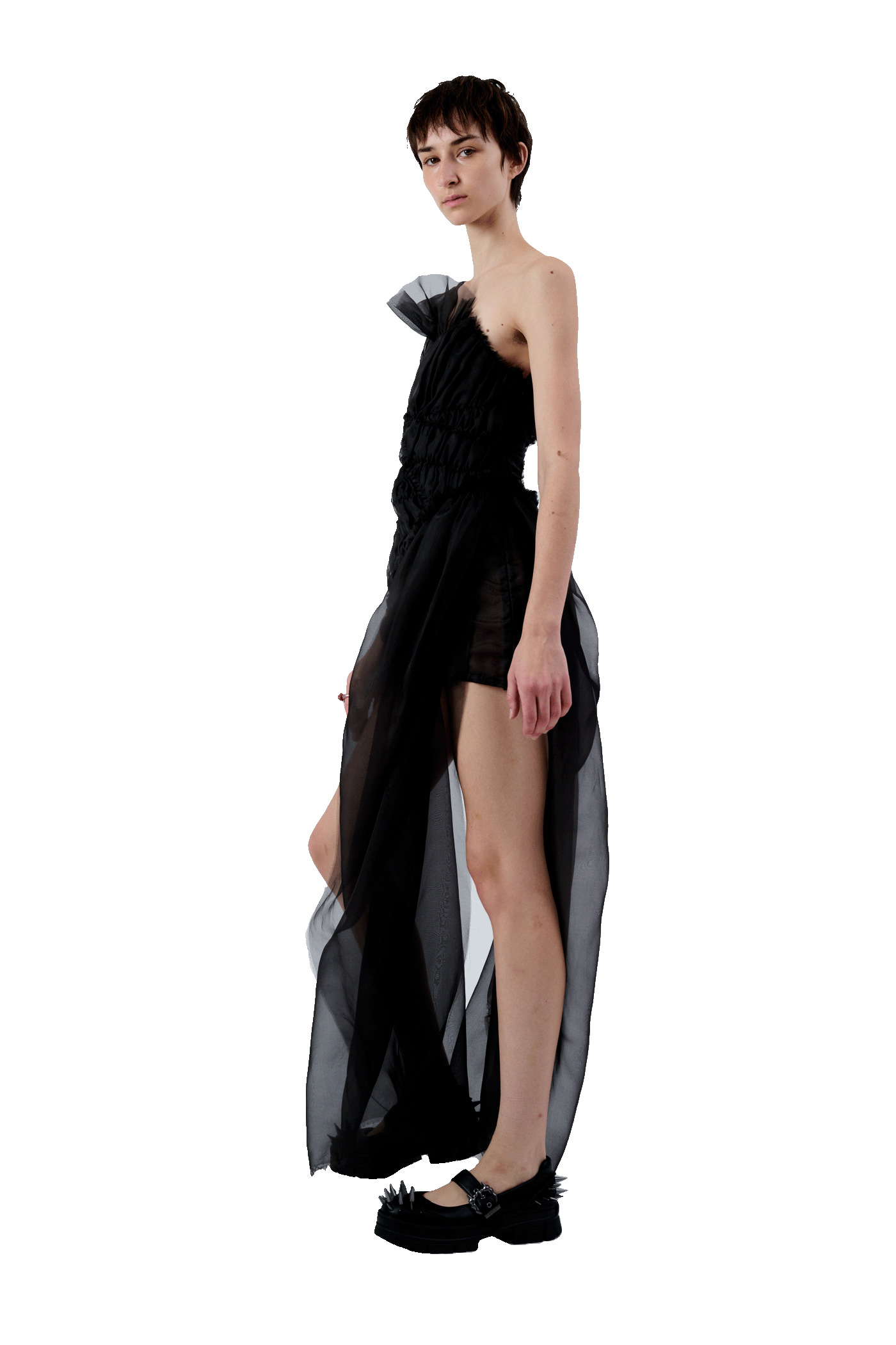CHARCOAL JAZZELLE GOWN - 12