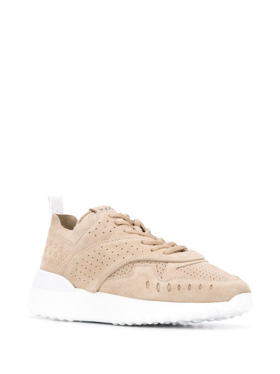 Tod's perforated detail lace-up sneakers outlook