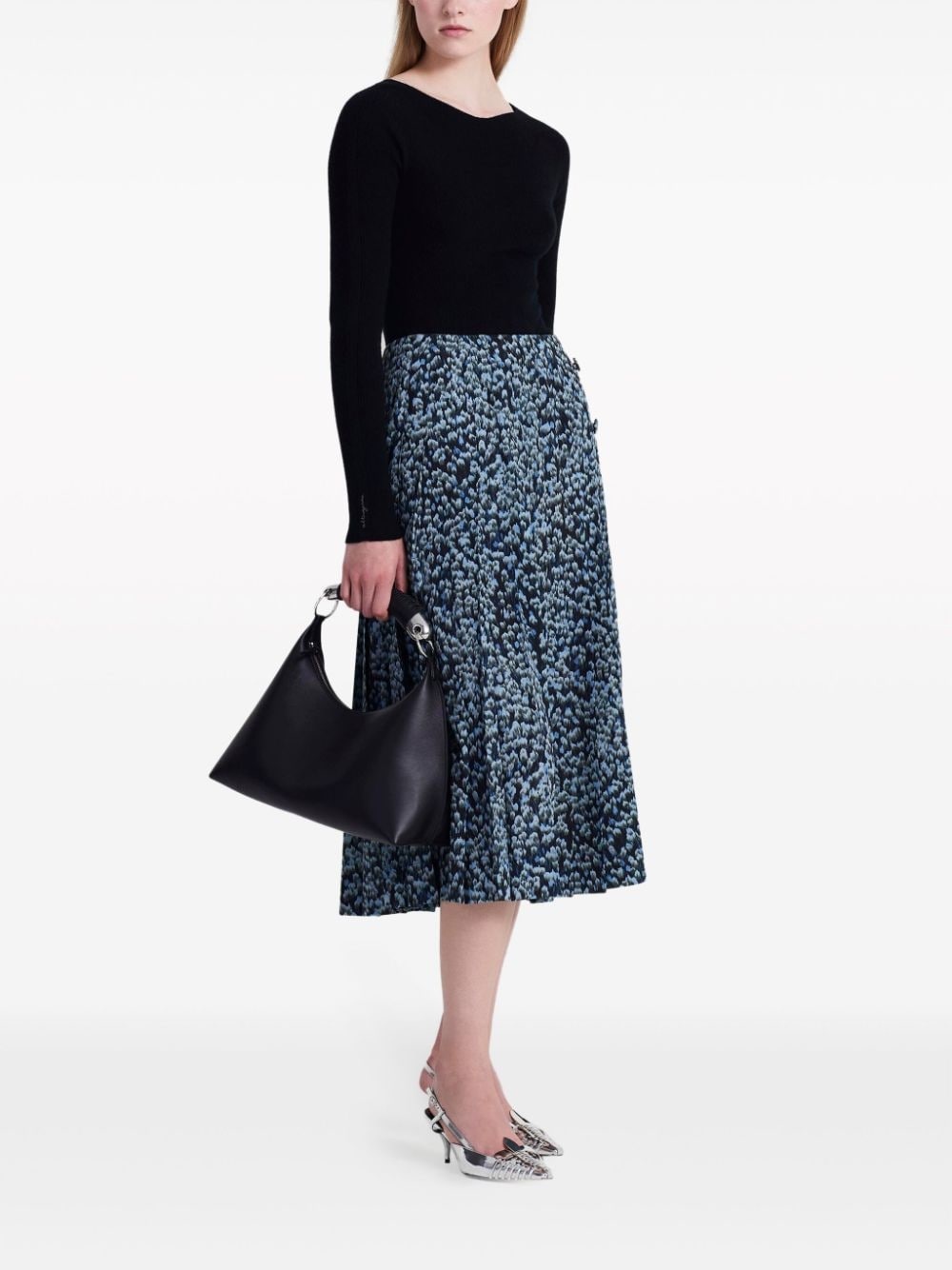 Lee logo-embroidered cashmere jumper - 2