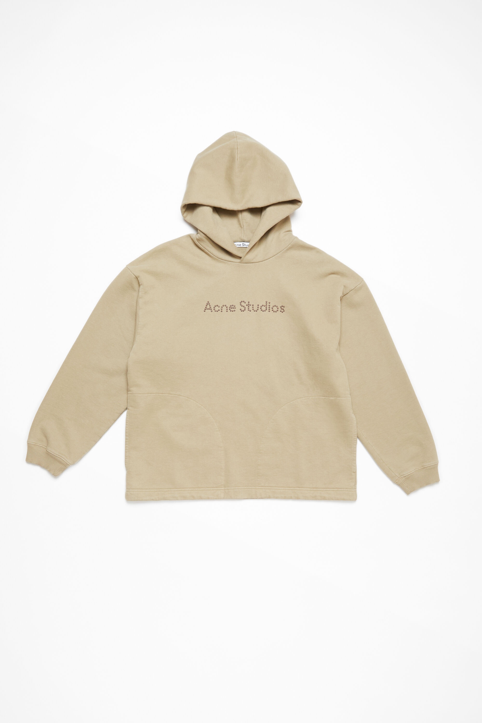 Logo hooded sweatshirt - Sand beige - 1