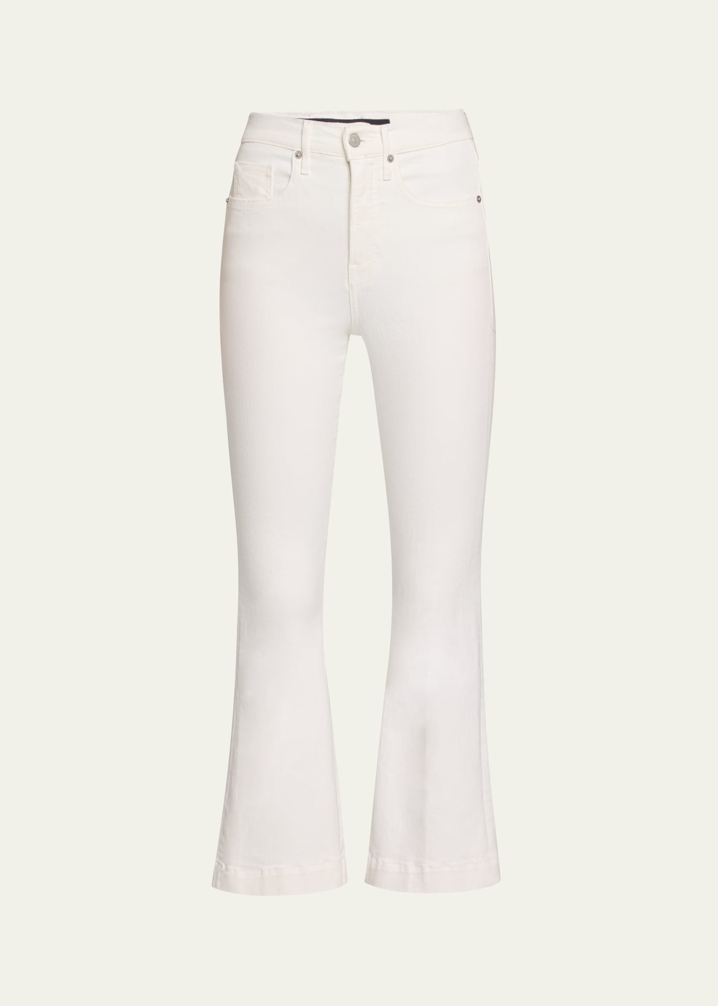 Carson High-Rise Ankle Flare Jeans - 1