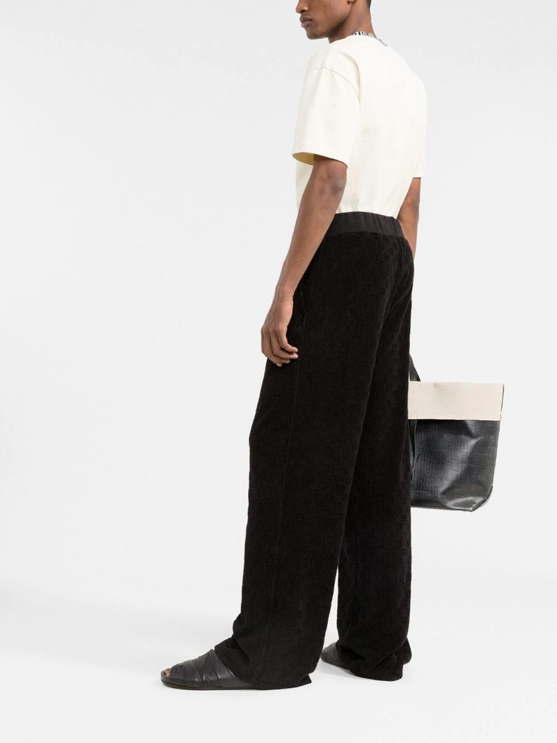 straight-leg jacquard track pants 4
