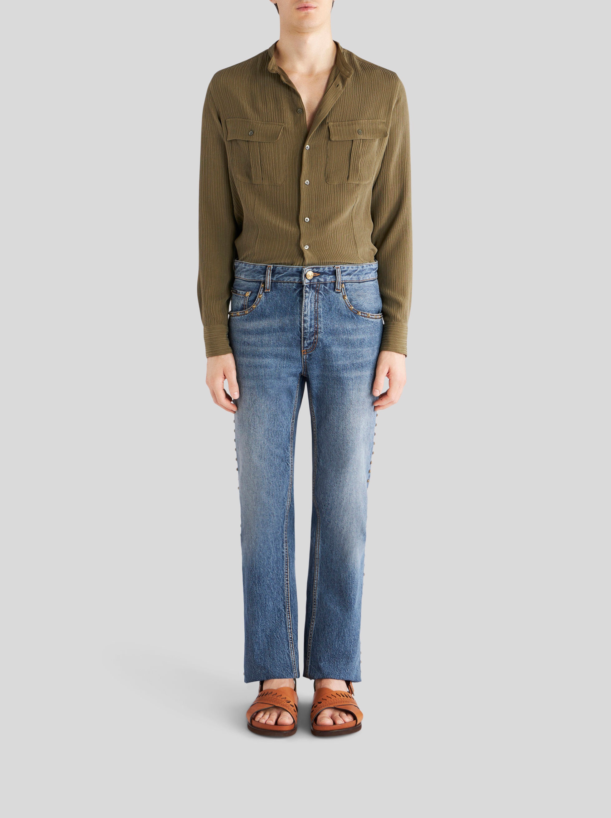 JEANS WITH MINI STUDS - 3