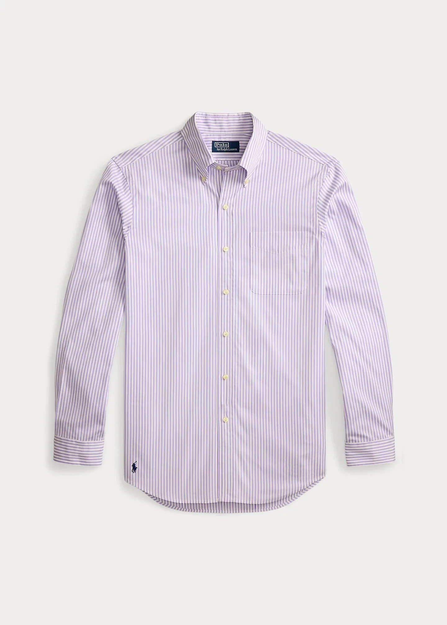 Classic Fit Striped Poplin Shirt - 1