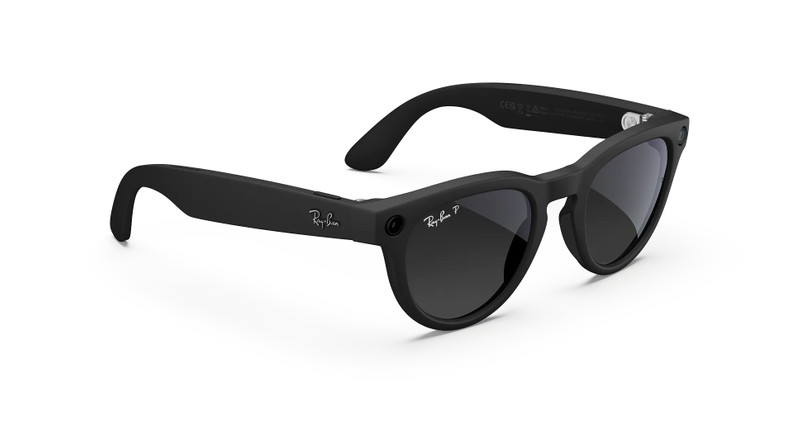 Ray-Ban Meta Headliner (Gen 2) Matte Black Polar Gradient Graphite Lenses 3