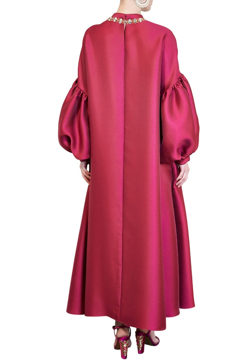 REEM ACRA BELL SLEEVE CAFTAN DRESS outlook