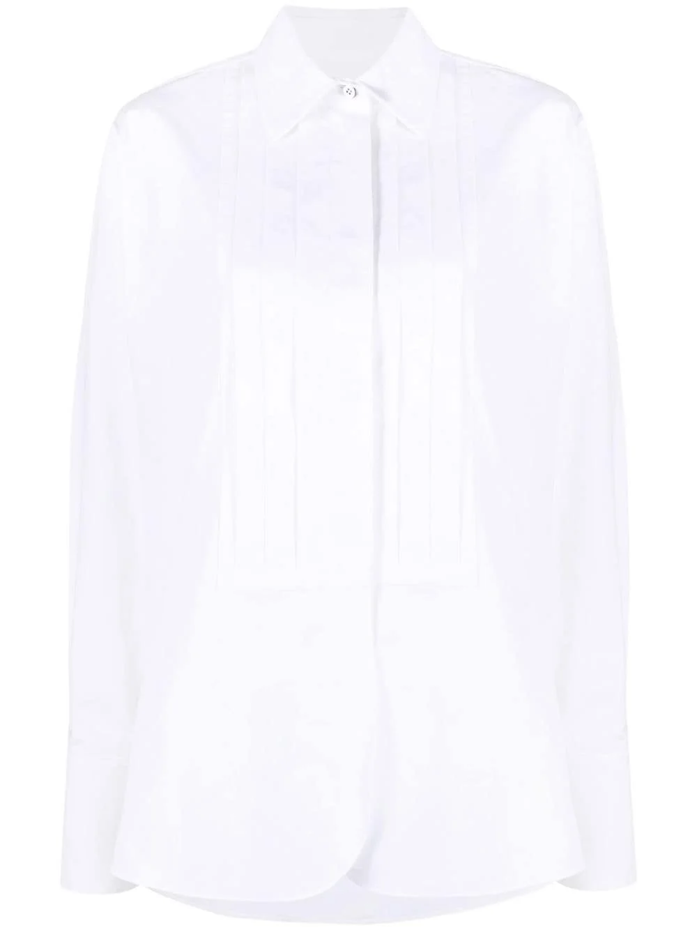 long-sleeve button-fastening shirt - 1